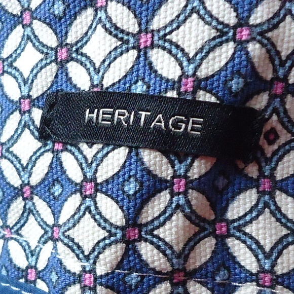 Talbots Geometric Heritage Cropped Pants - Picture 6 of 6